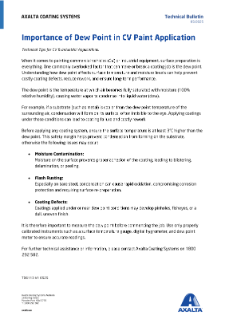 TD6113 Importance of Dew Point in CV Application V1 0525